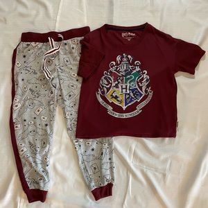 Harry Potter 2 piece Hedwig The Owl Loungewear Set